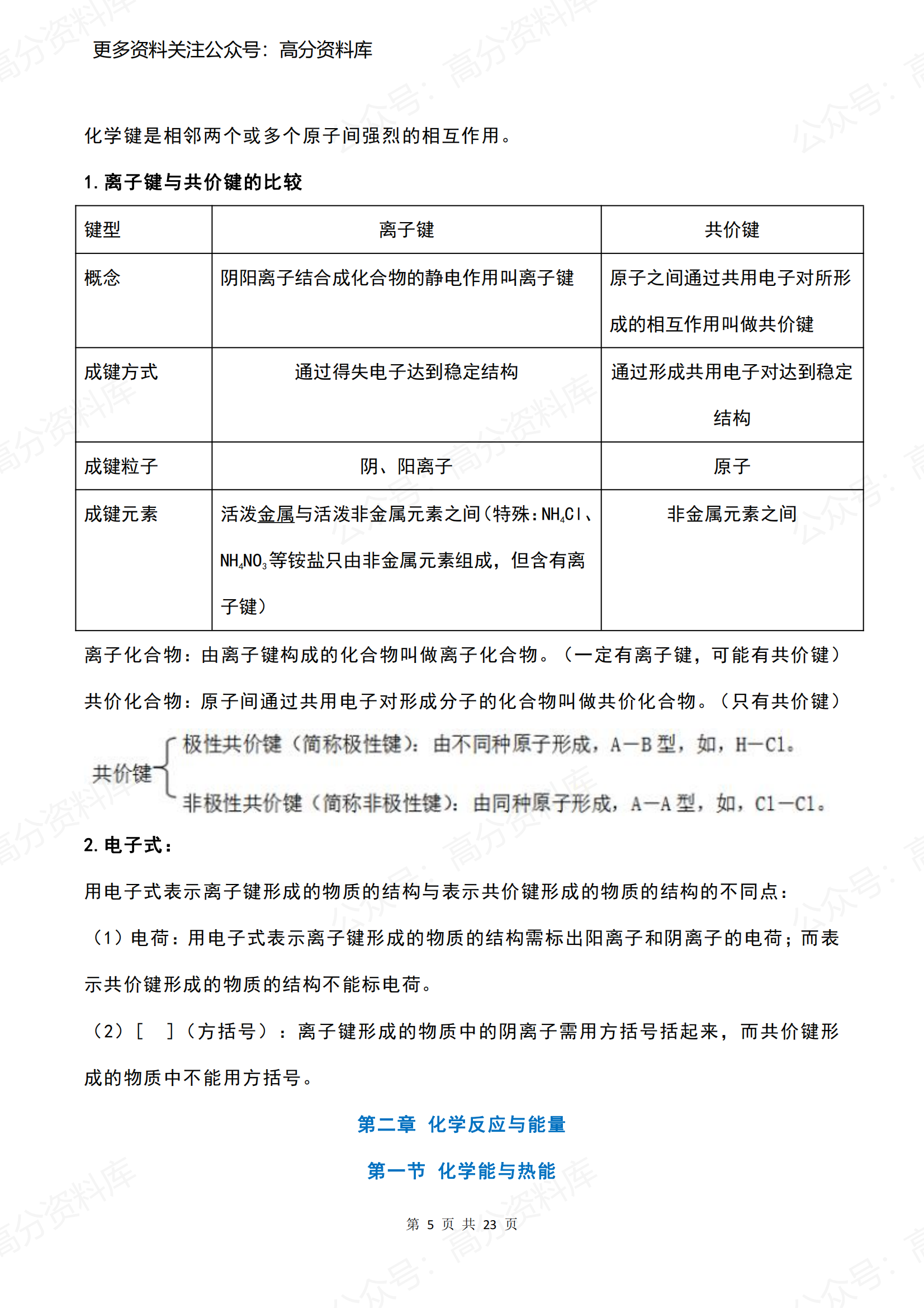 高中化学-必修二考点笔记整理插图高中化学4