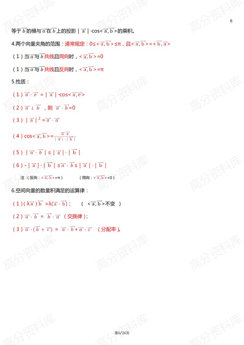 高中数学-人教A版选择性必修第一册知识点总结（2019新教材）插图高中数学4