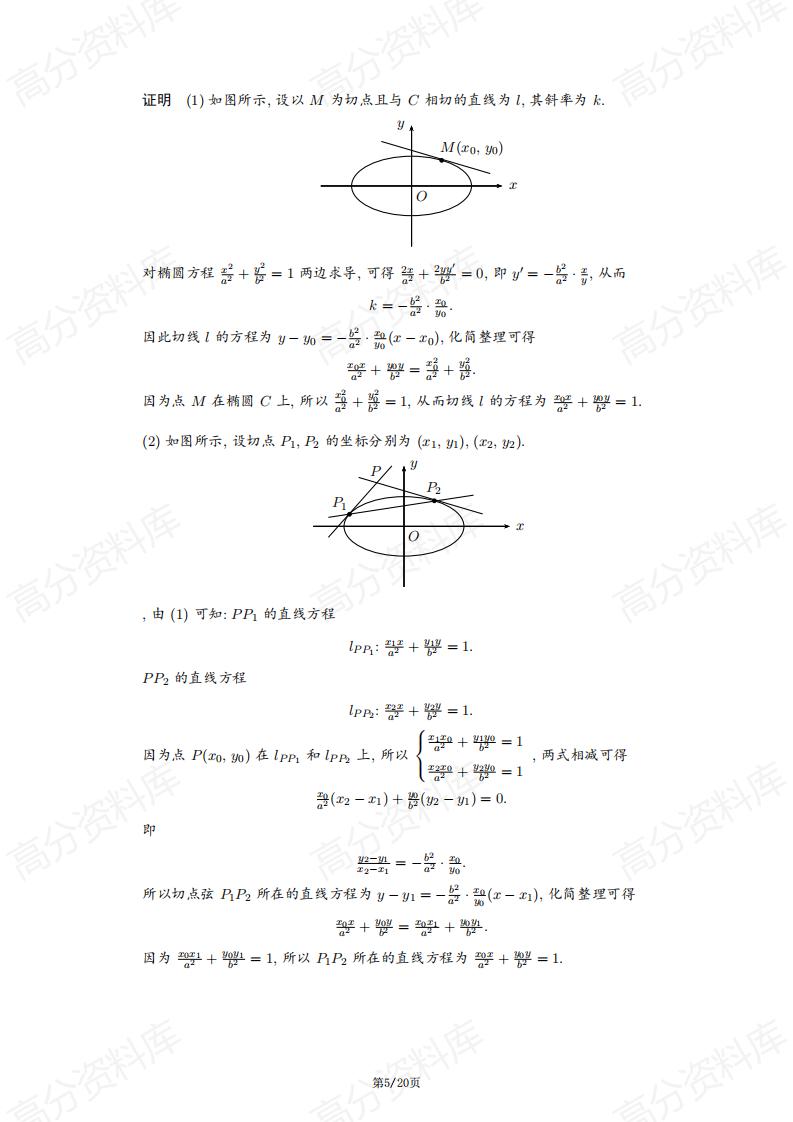 高中数学-高中数学圆锥曲线的常见结论插图高中数学4