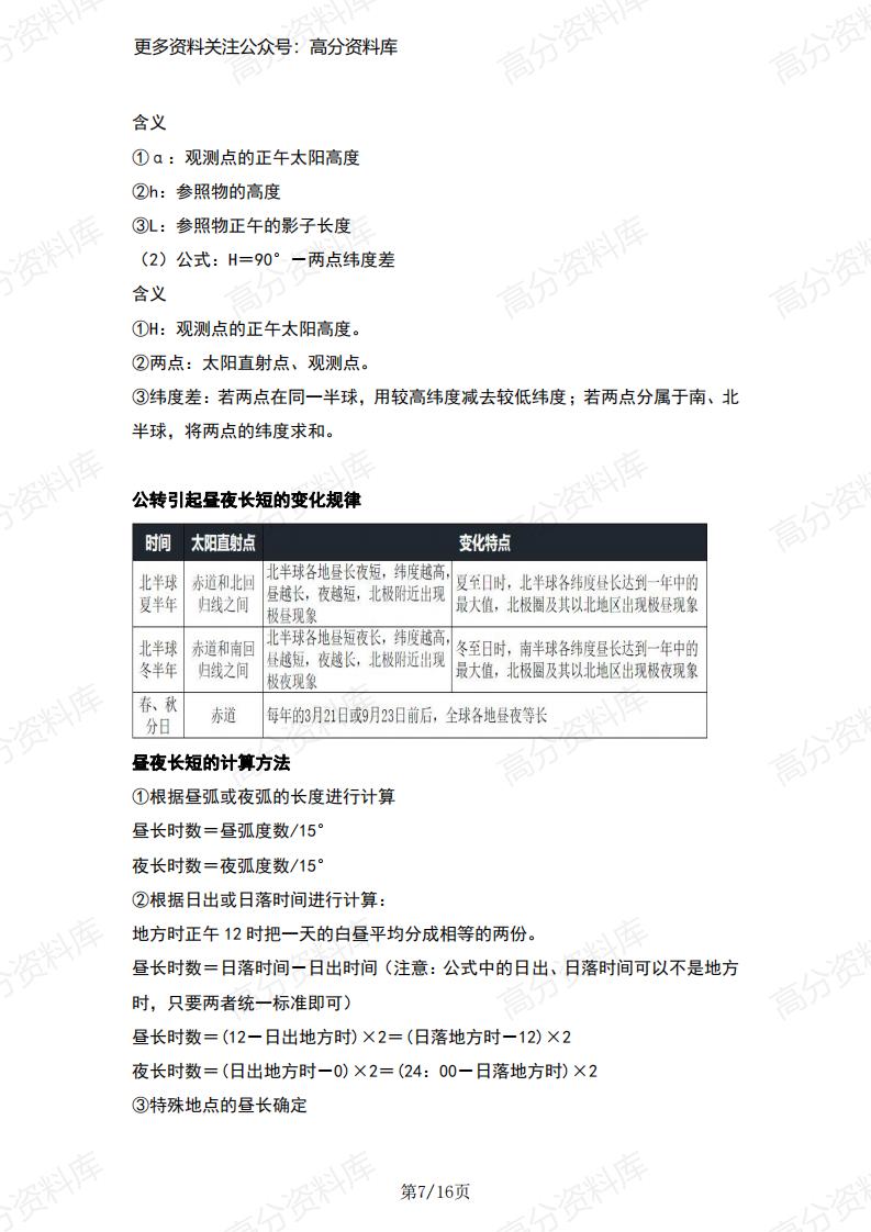 高中地理-人教版高中地理选修1知识点插图高中地理6