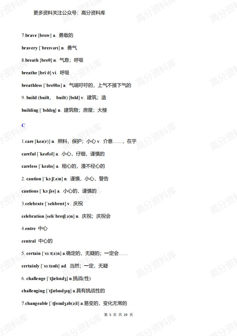 高中英语-高考英语253组词性转换汇总插图高中英语4