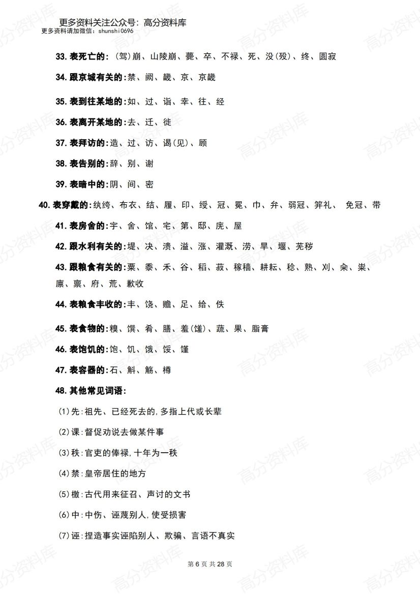 高中语文-高考常考古代文化常识插图高中语文5