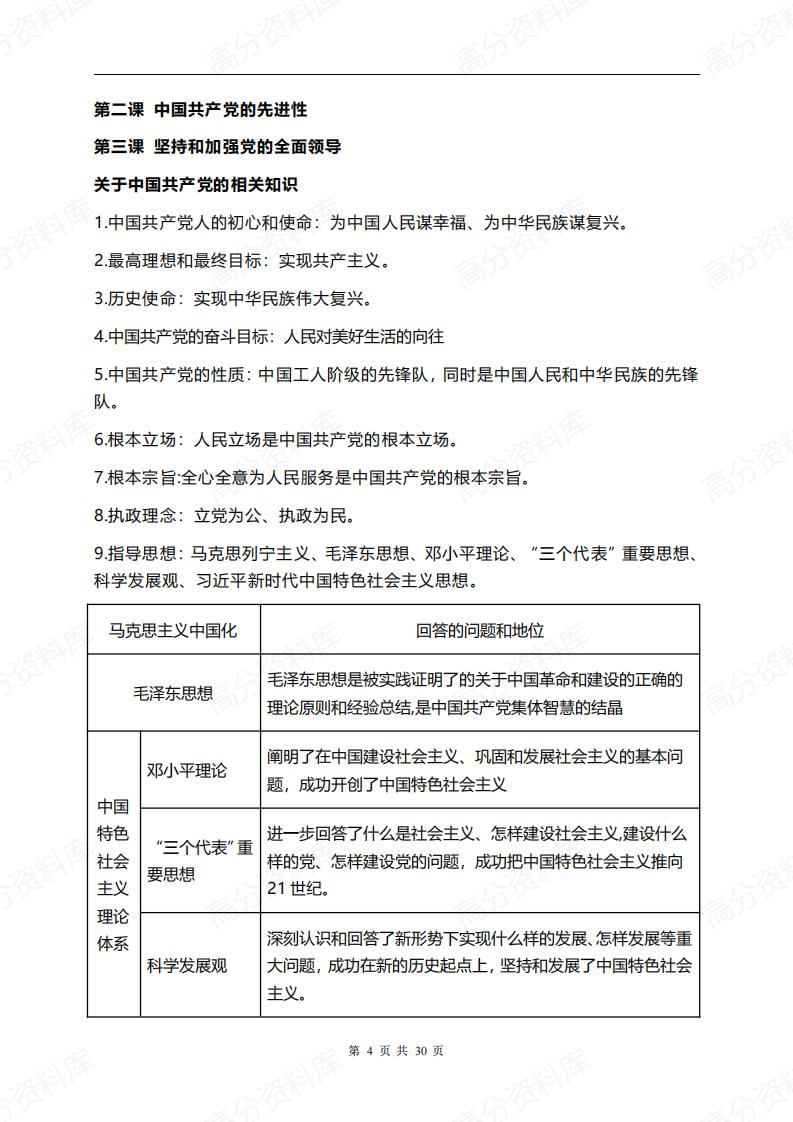 高中政治-新教材必修三《政治与法治》知识归梳理插图高中政治3