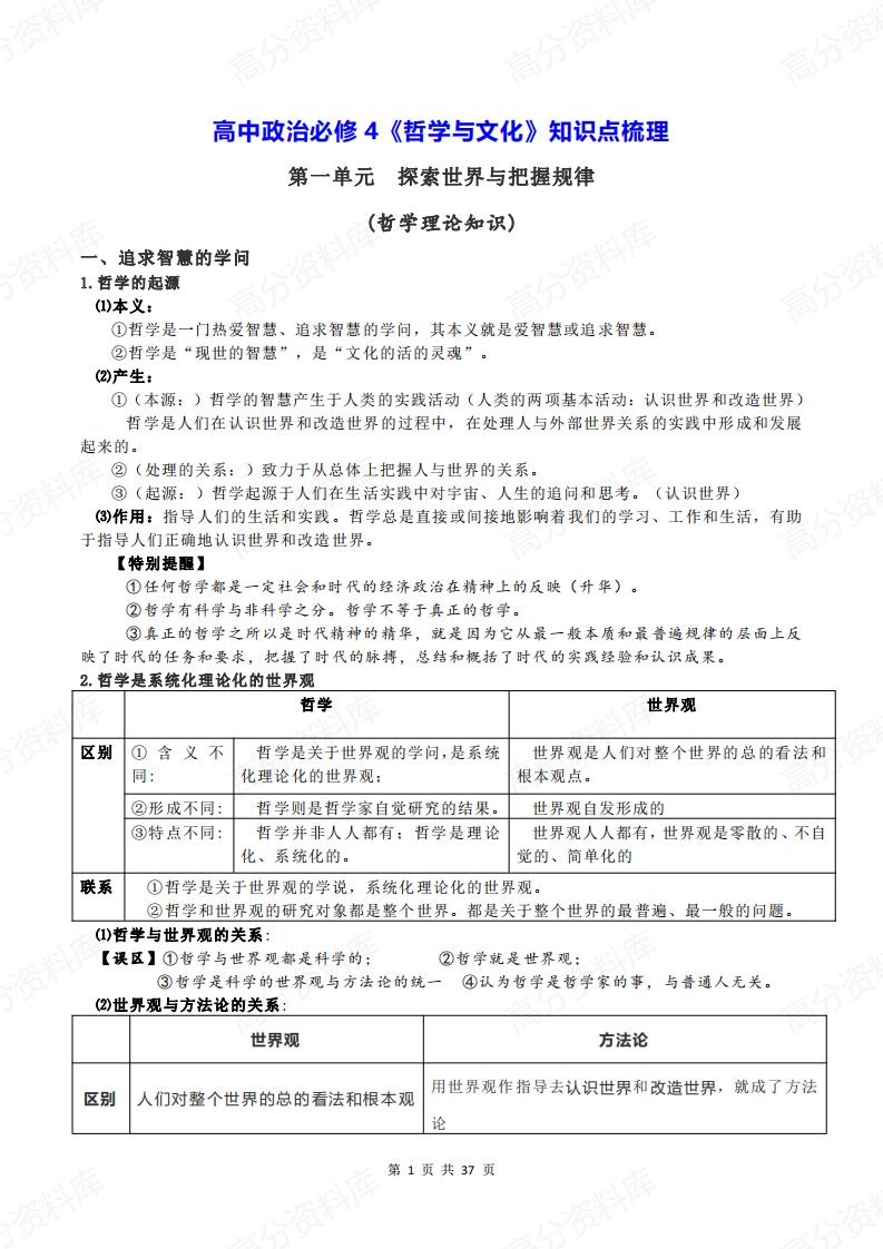 高中政治-新教材选择性必修2《法律与生活》知识提纲-言心吖资料库