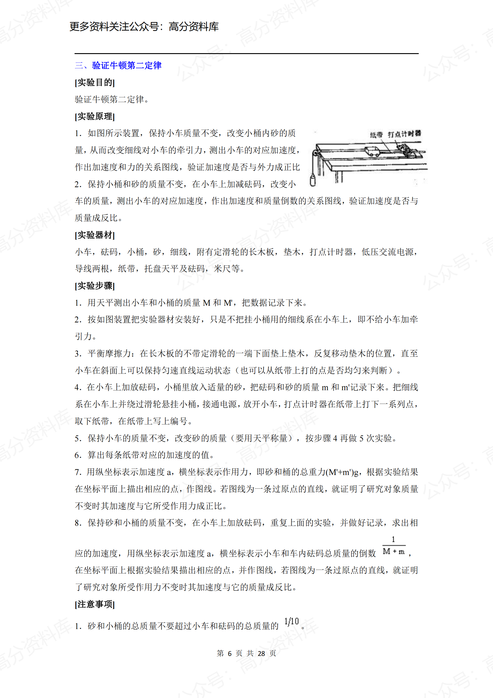 高中物理-实验专题插图高中物理5