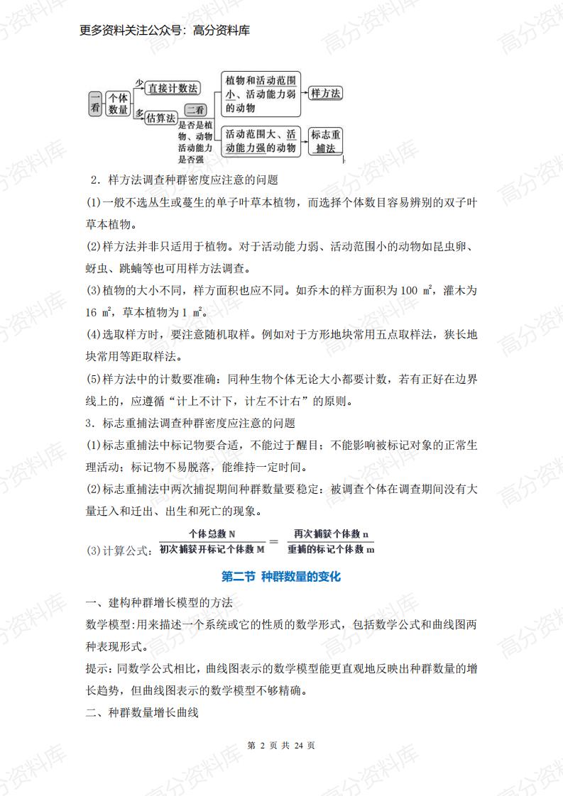 高中生物-新教材人教版选择性必修3《生物技术与工程》知识点插图高中生物1