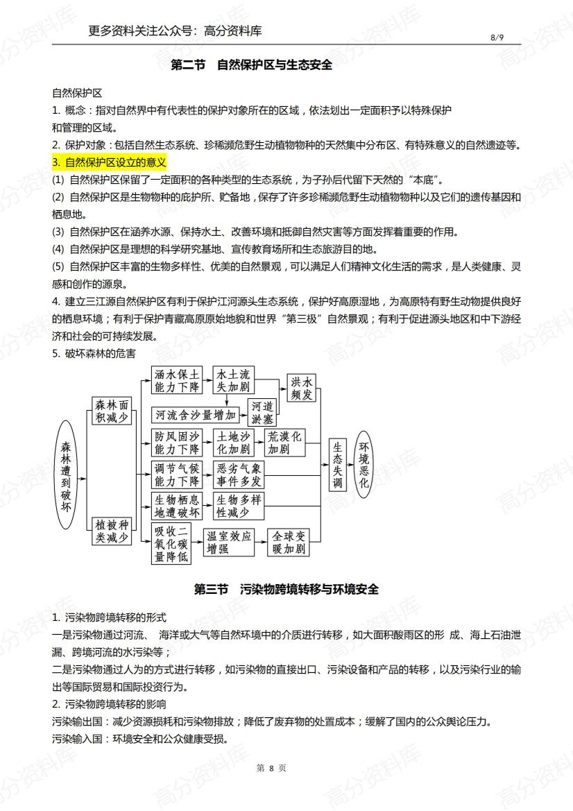 高中地理-新教材选择性必修三知识点总结插图高中地理7