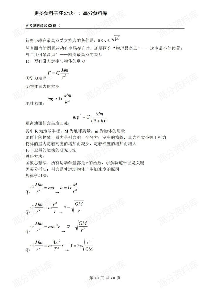 高中物理-科学的基础学习方法插图高中物理6