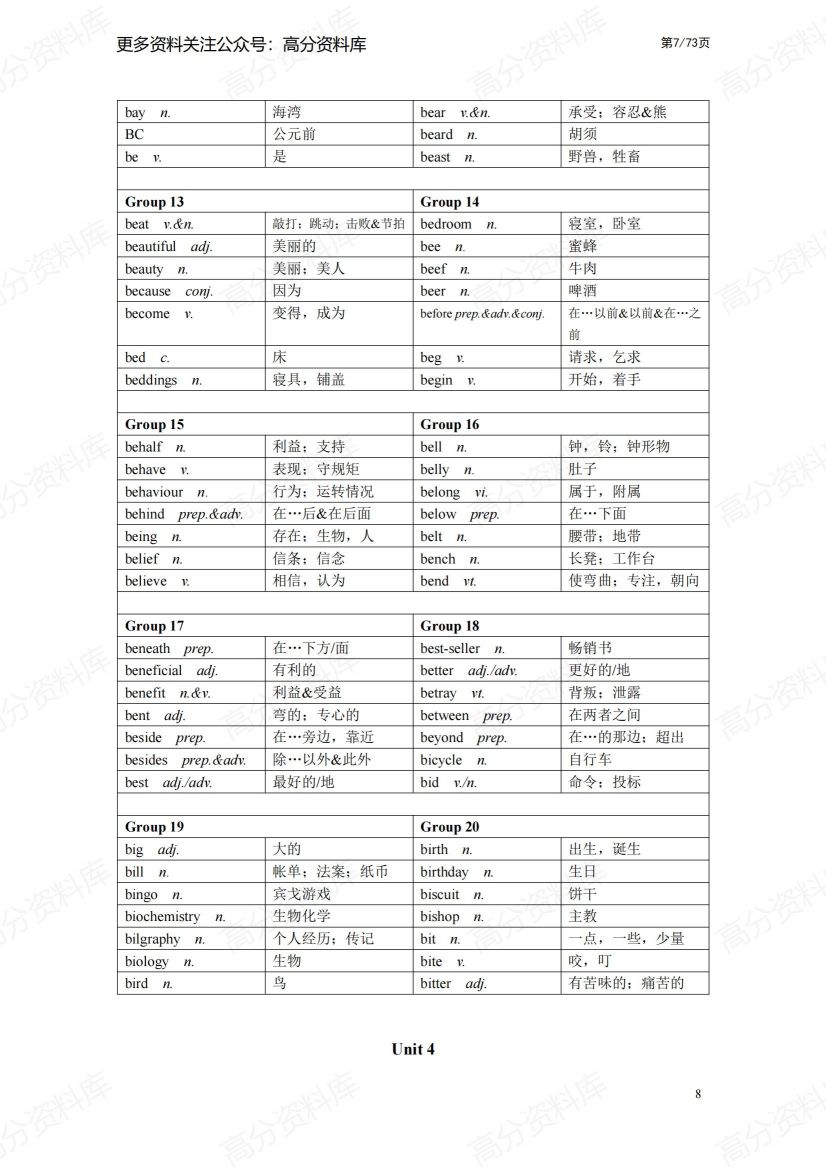 高中英语-高考英语必背词汇3500插图高中英语6