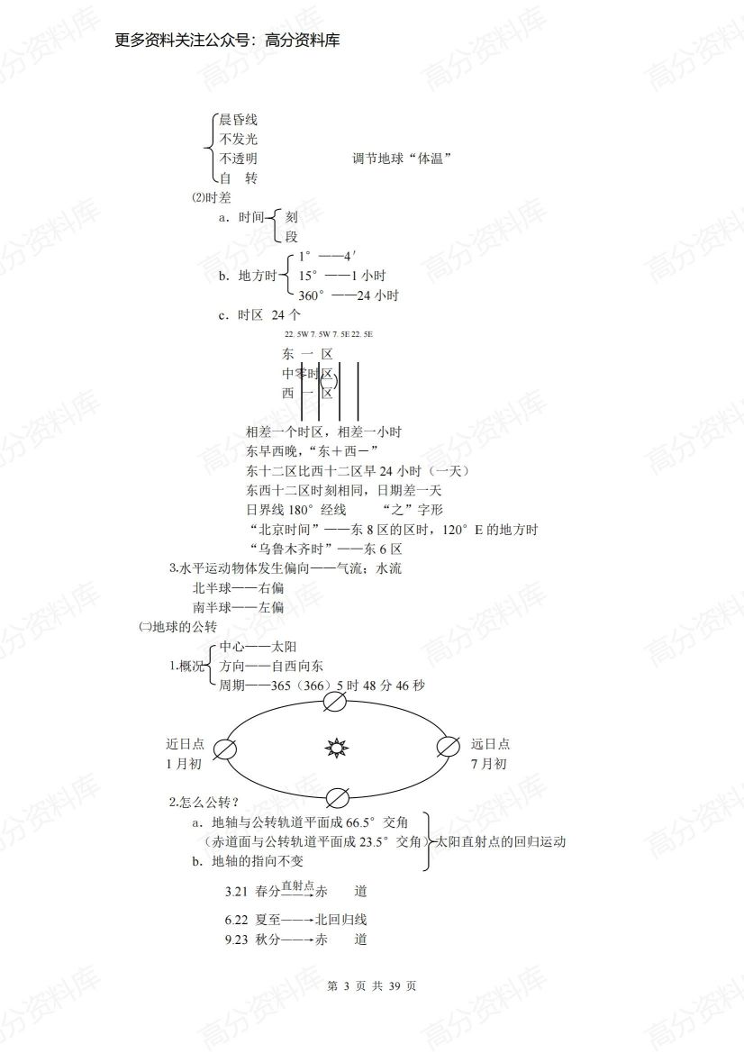 高中地理-高三尖子生的地理笔记插图高中地理2
