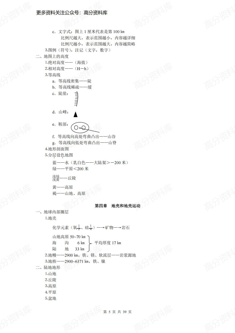 高中地理-高三尖子生的地理笔记插图高中地理4