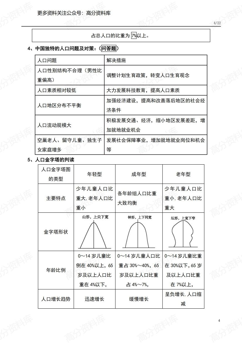 高中地理-高一地理各章节必备知识汇总第1-2章插图高中地理3