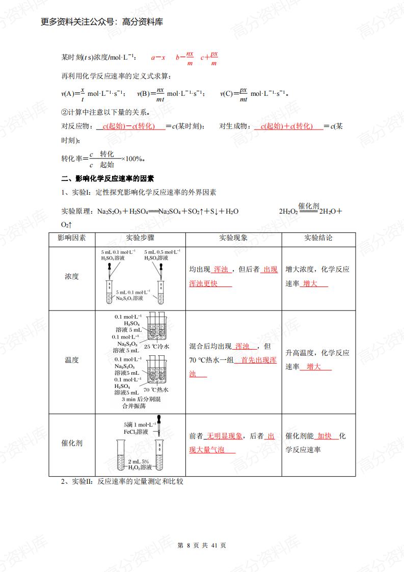 高中化学-新人教版(选修第一册)同步知识清单插图高中化学6
