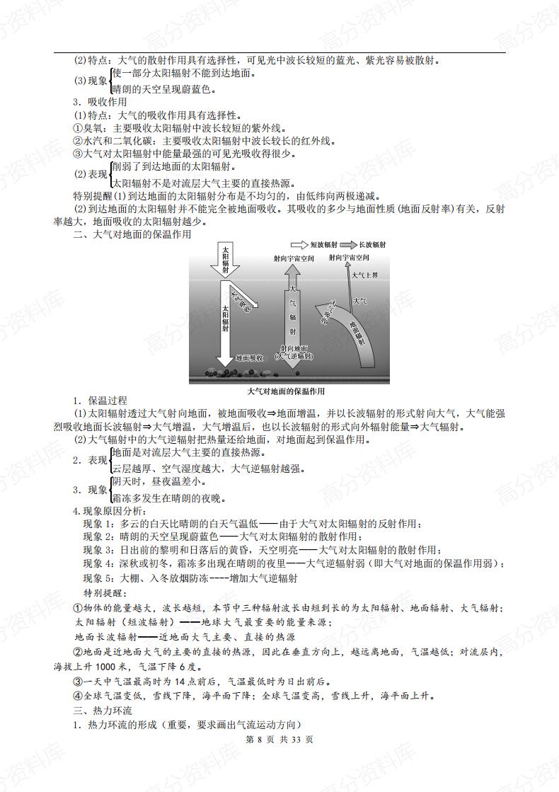 高中地理-新教材人教版（2019）必修第一册知识点梳理插图高中地理7