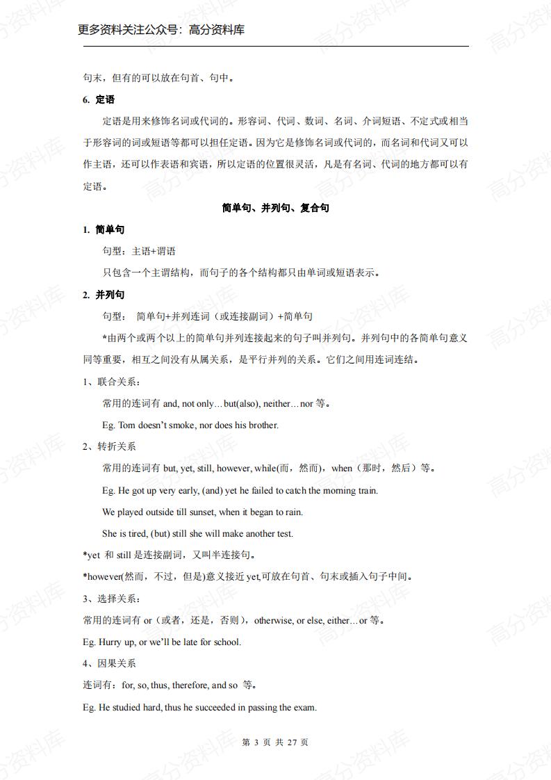 高中英语-新课标人教版重点语法网络图表插图高中英语2