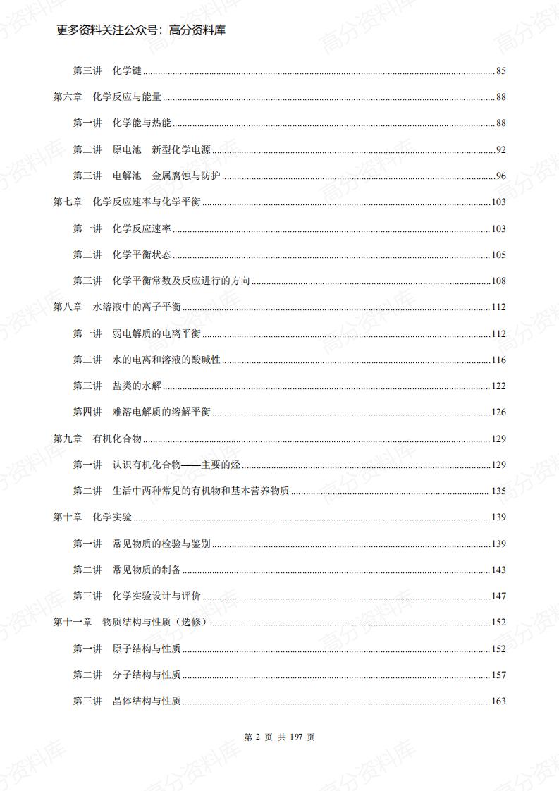 高中化学-高考所有知识点总结插图高中化学1