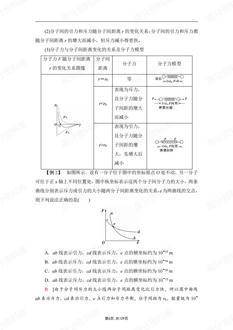 高中物理-新教材人教版选择性必修第三册全册各章节知识点考点插图高中物理5