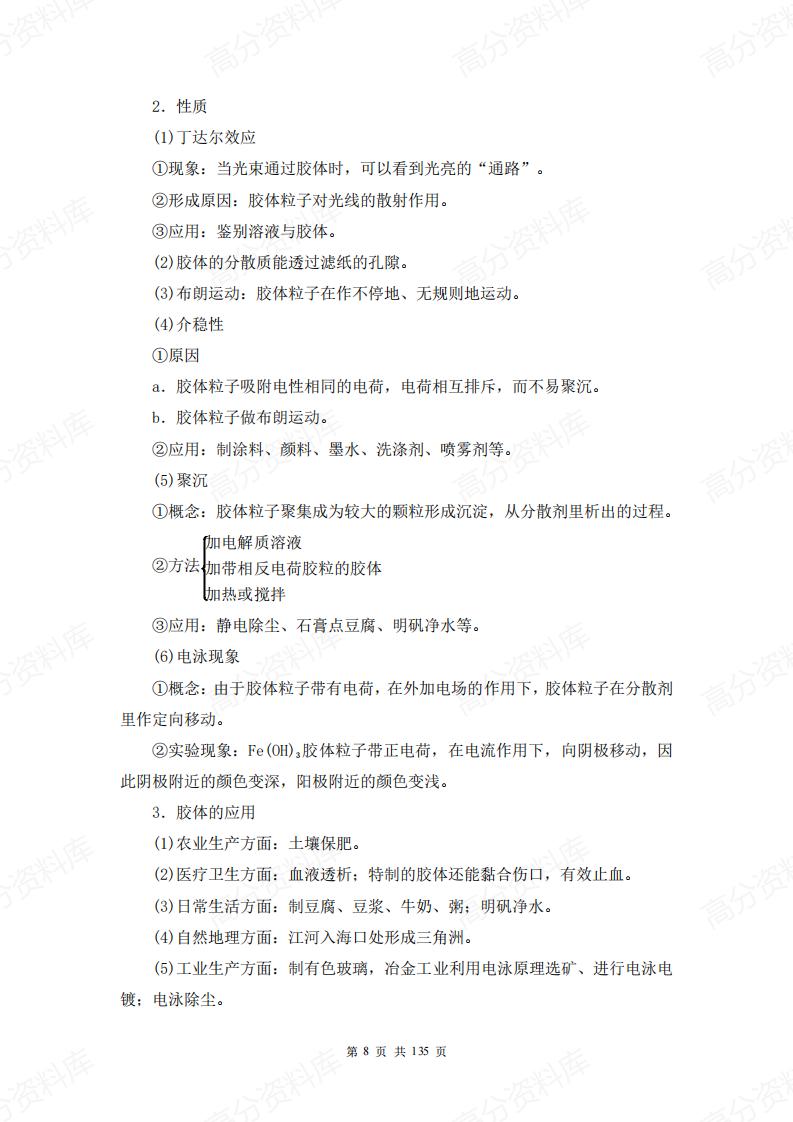 高中化学-新教材人教版必修第一册全册知识点汇总插图高中化学7