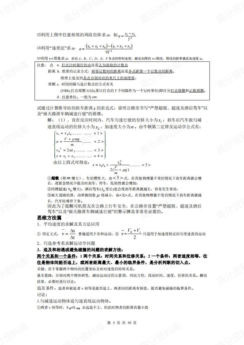 高中物理-知识点归纳总结（详细版）插图高中物理4