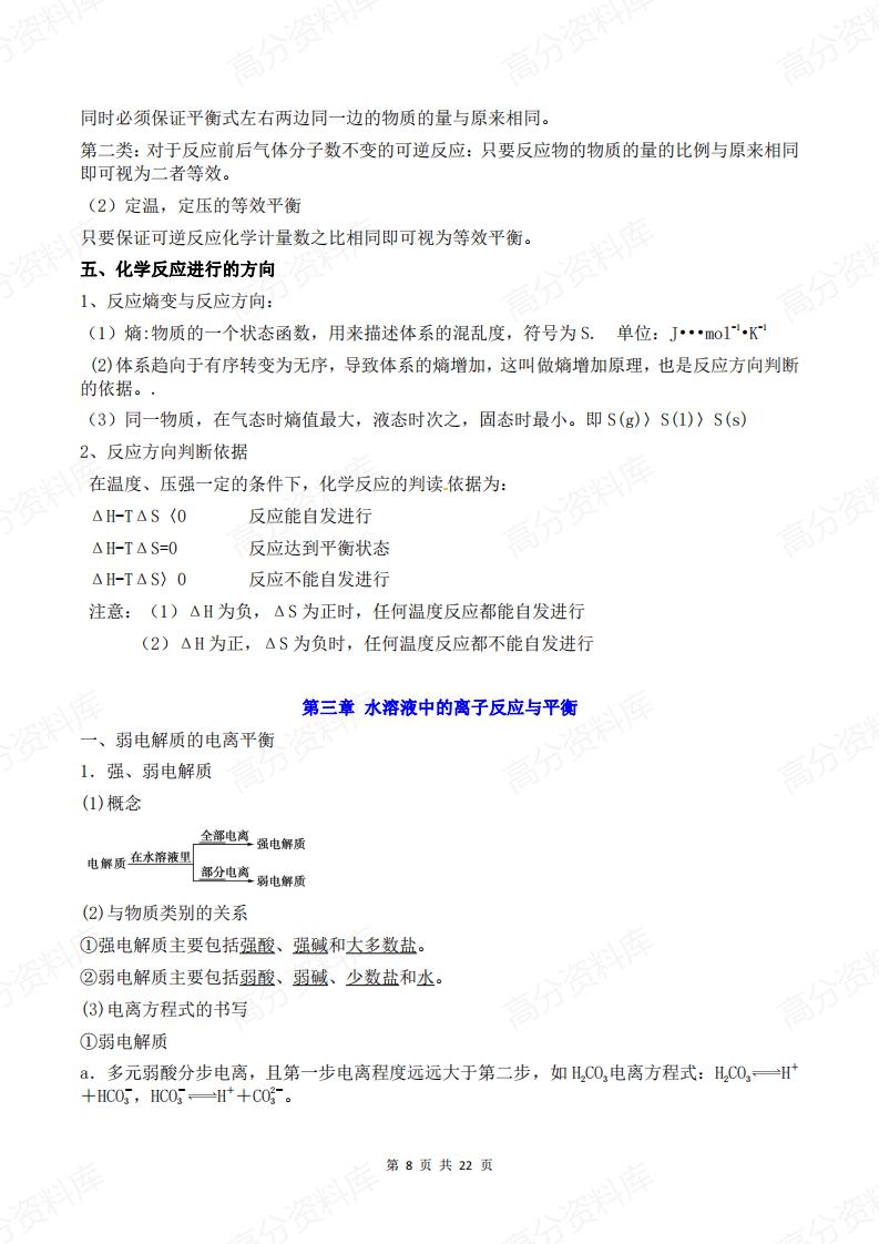 高中化学-新教材人教版选择性必修一知识点汇总插图高中化学7