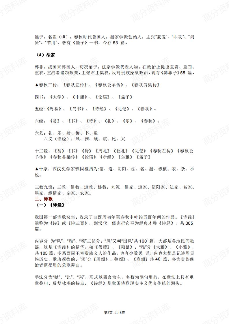 高中语文-高考古代文学常识总结插图高中语文1