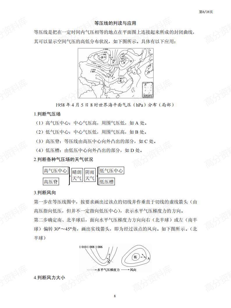 高中地理-高考地理读图技巧系列（通用版）插图高中地理7