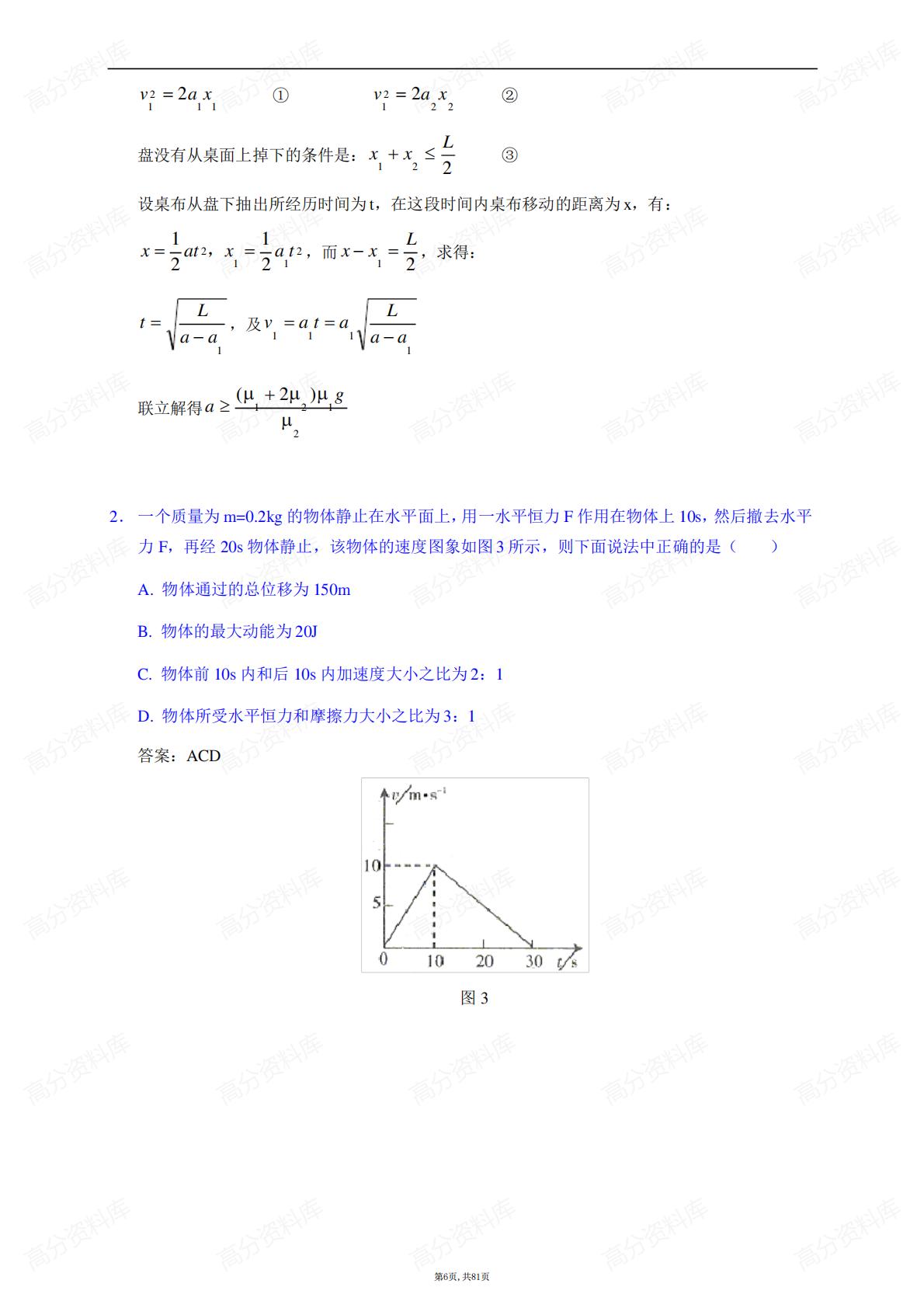 高中物理-理解题模型插图高中物理5