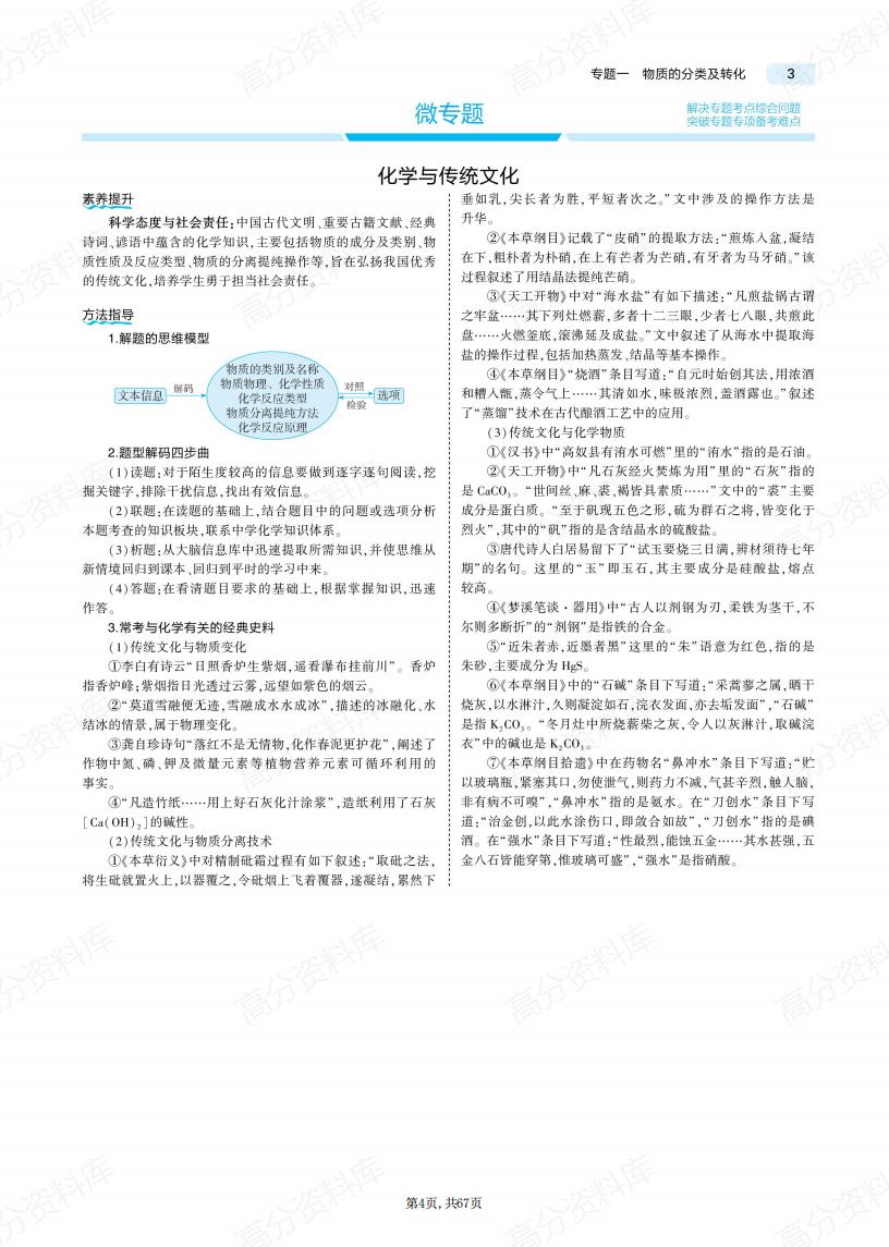 高中化学-新教材高考复习知识点考点专题梳理插图高中化学3