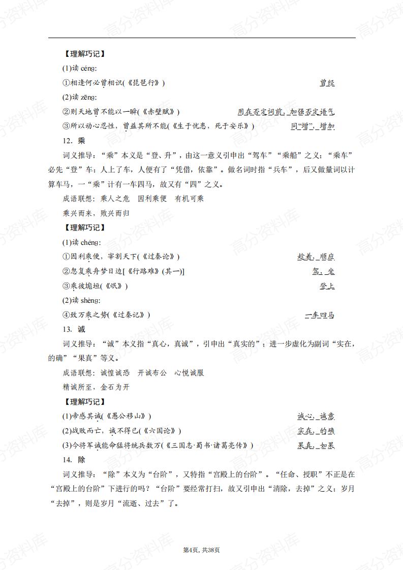 高中语文-120个重点文言实词插图高中语文3