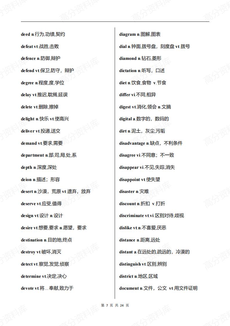 高中英语-高考常考的985个核心词汇插图高中英语6