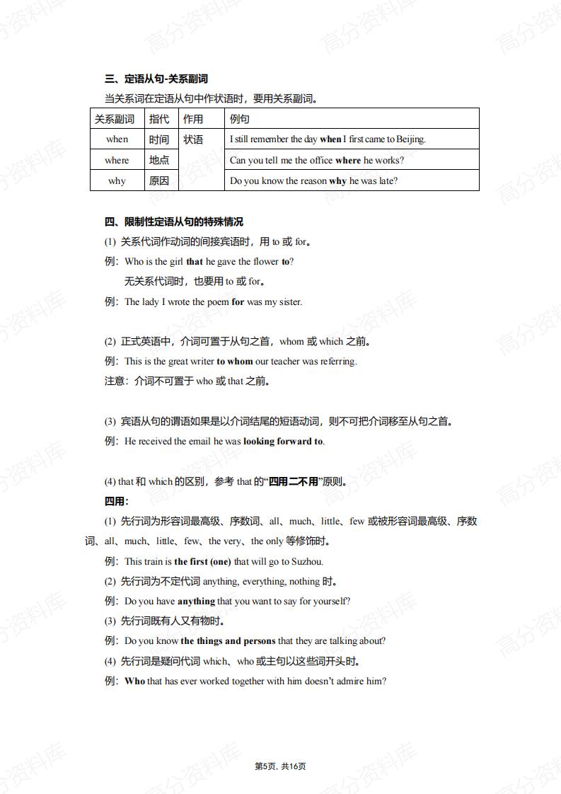 高中英语-知识点梳理插图高中英语4