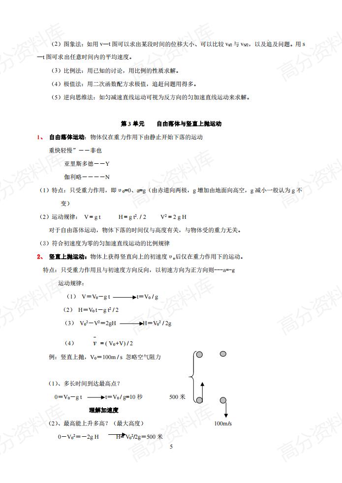 高中物理-高中物理必修知识点汇总（附例题讲解）插图高中物理4