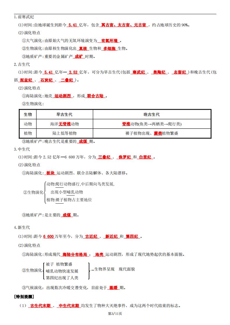 高中地理-新教材必修一知识点（上）插图高中地理2