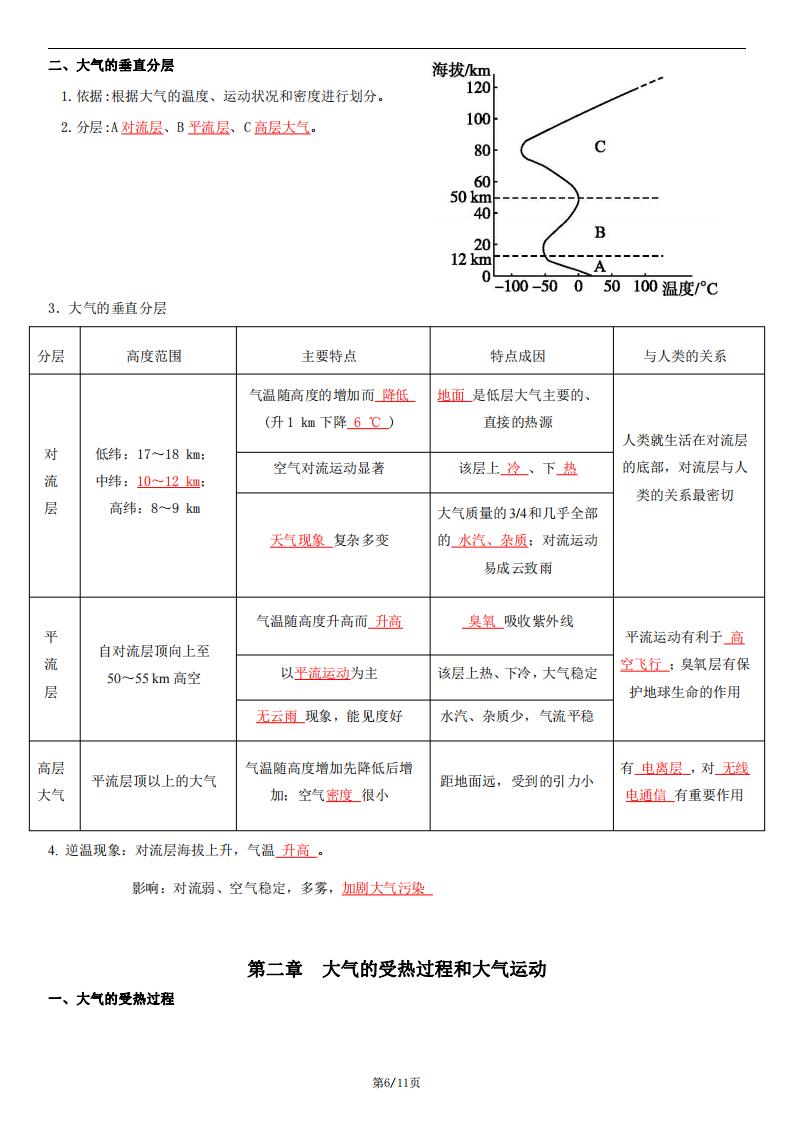 高中地理-新教材必修一知识点（上）插图高中地理5