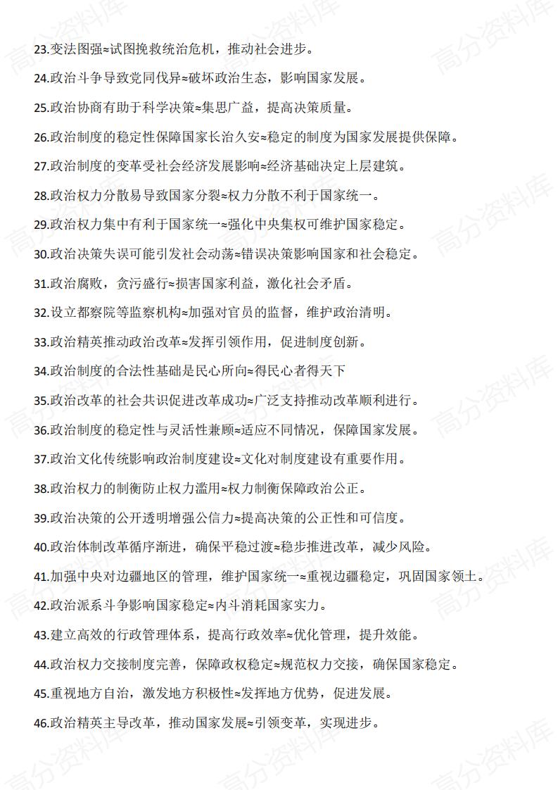 高中历史-高考历史常见史料信息转换为答题术语举例插图高中历史1