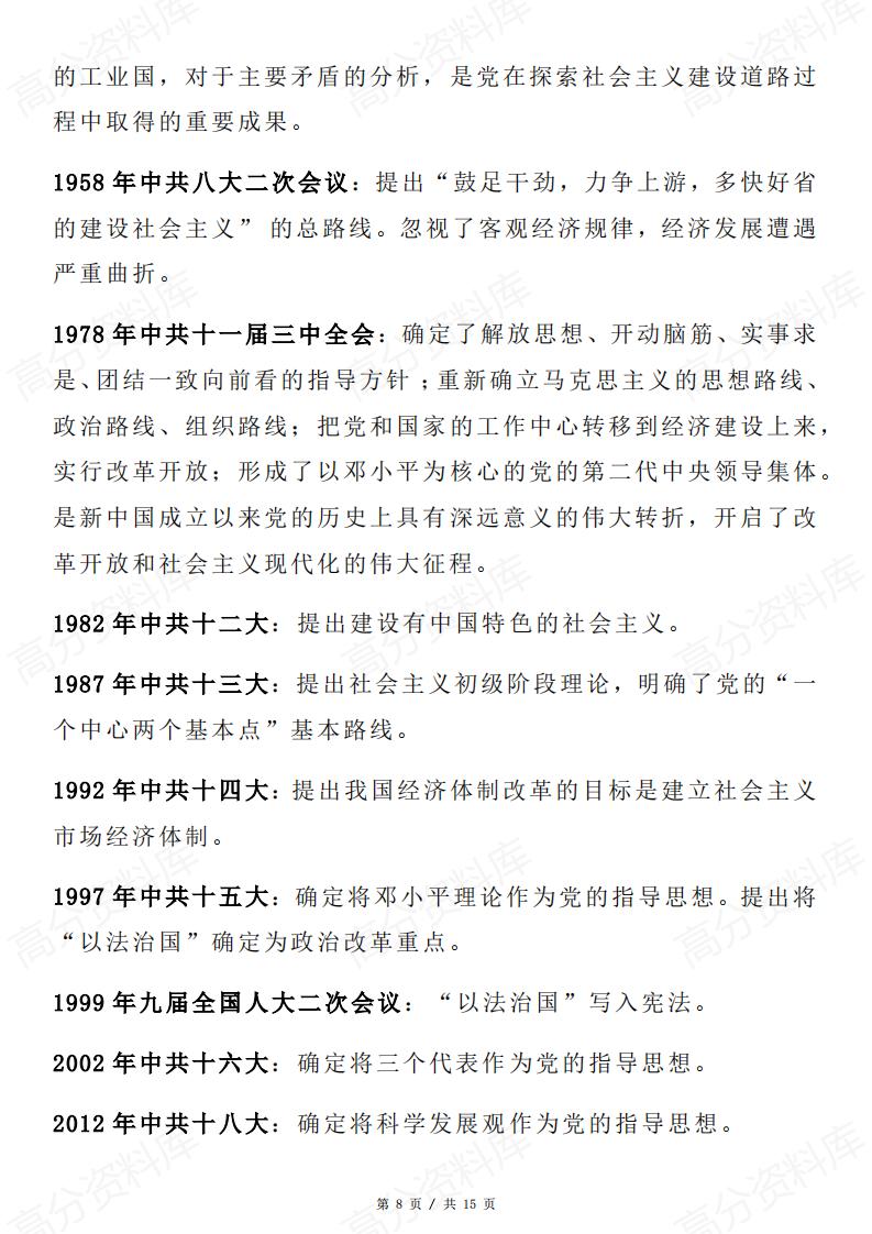 高中历史-高考历史关键事件节点插图高中历史7