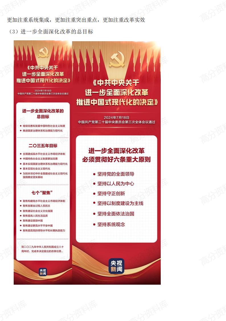 高中政治-60条要点速览二十届三中全会插图高中政治1