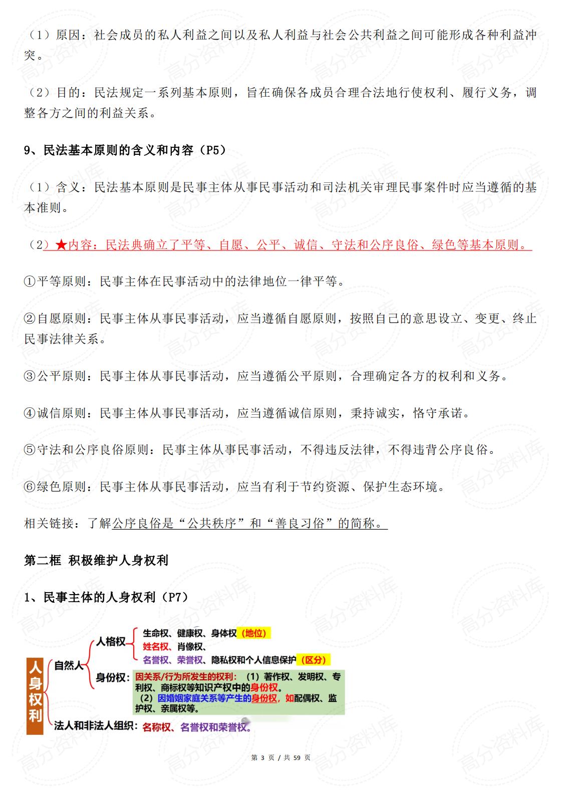 高中政治-选择性必修2《法律与生活》应注意的细节插图高中政治2