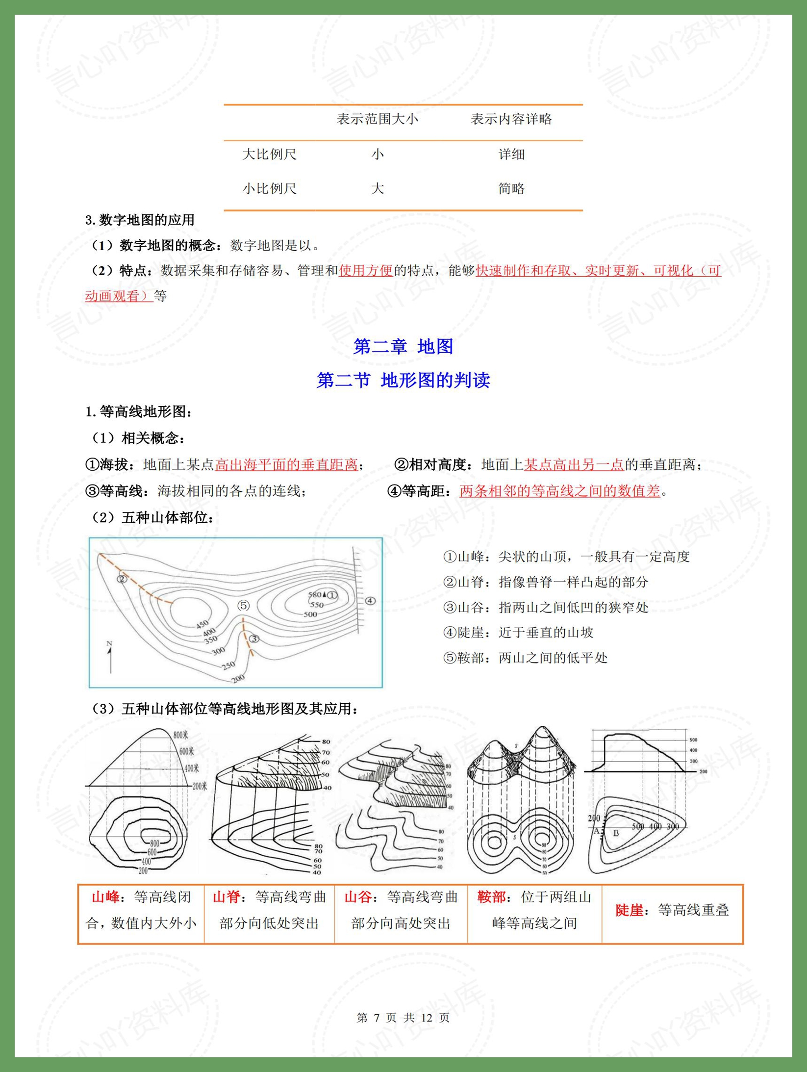 初中地理 | 七年级上秋新教材期中知识点插图初中地理3