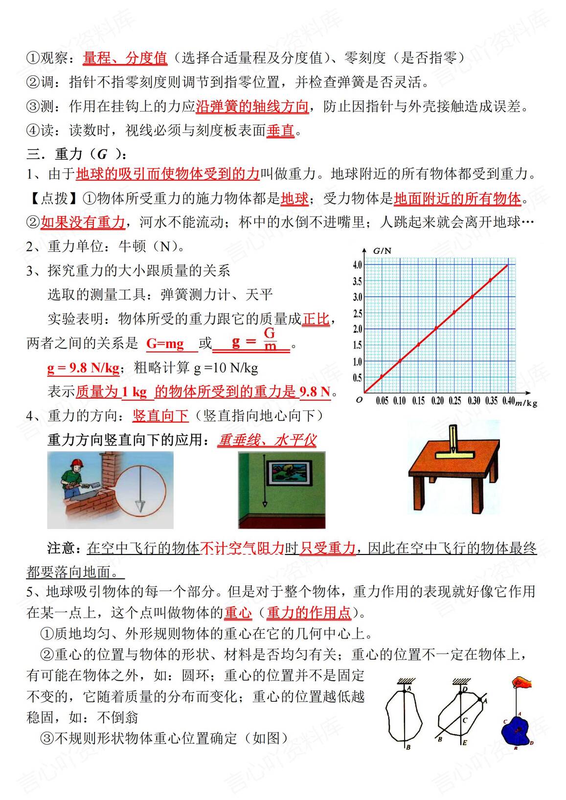 初中物理 | 人教版八下新章节重要知识总结插图初中物理2