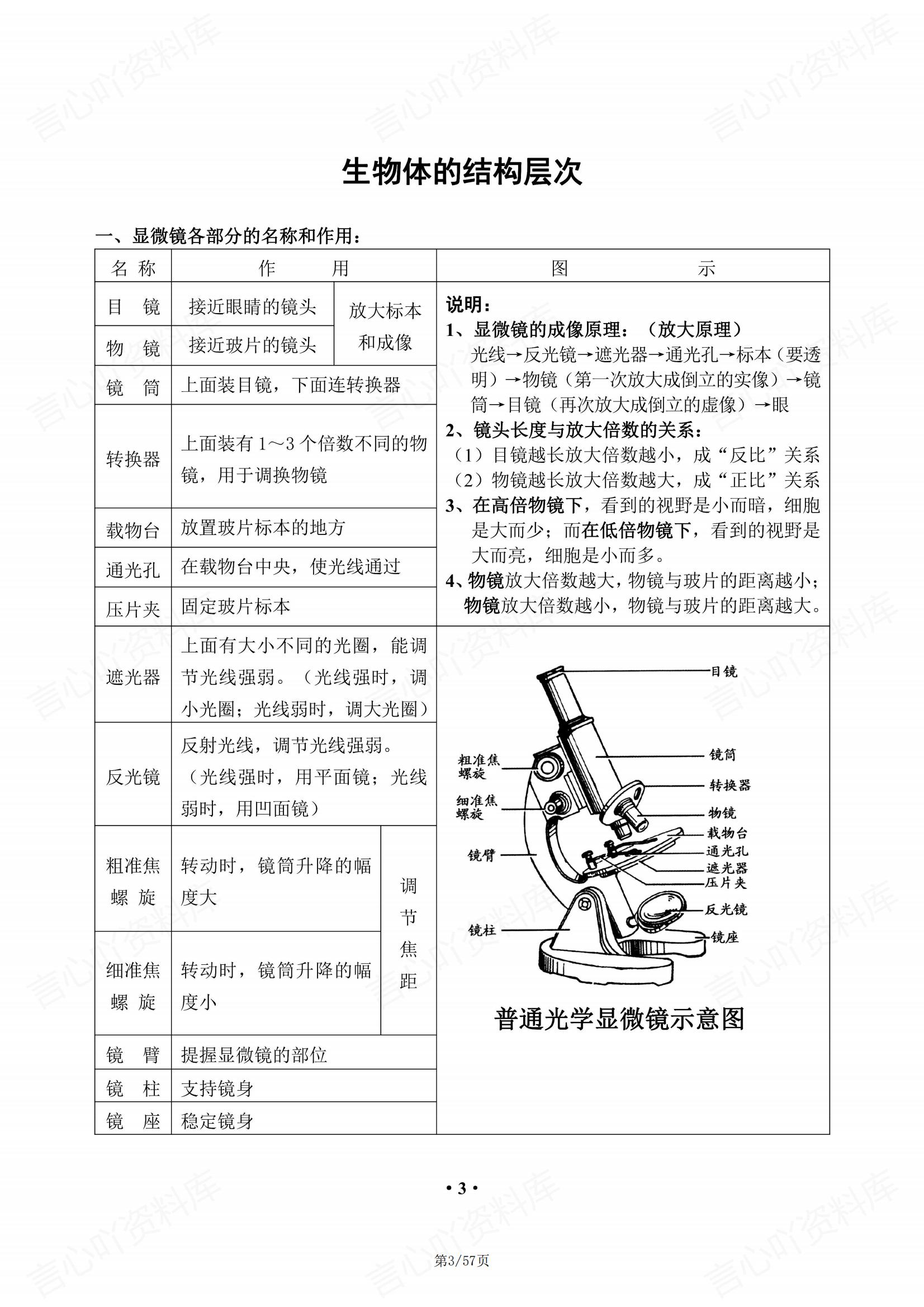 初中生物 | 初二结业会考78年级知识总结插图初中生物2