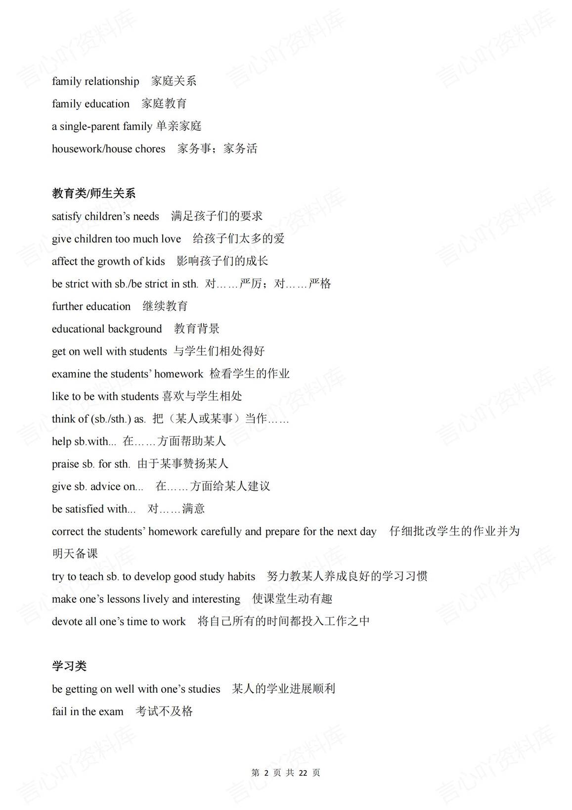 初中英语 | 中考书面表达素材集锦汇总插图初中英语1