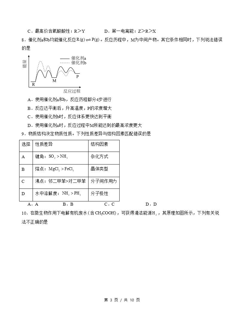 高中化学-高二下学期期末试卷答案解析人教版插图同步试卷专项2