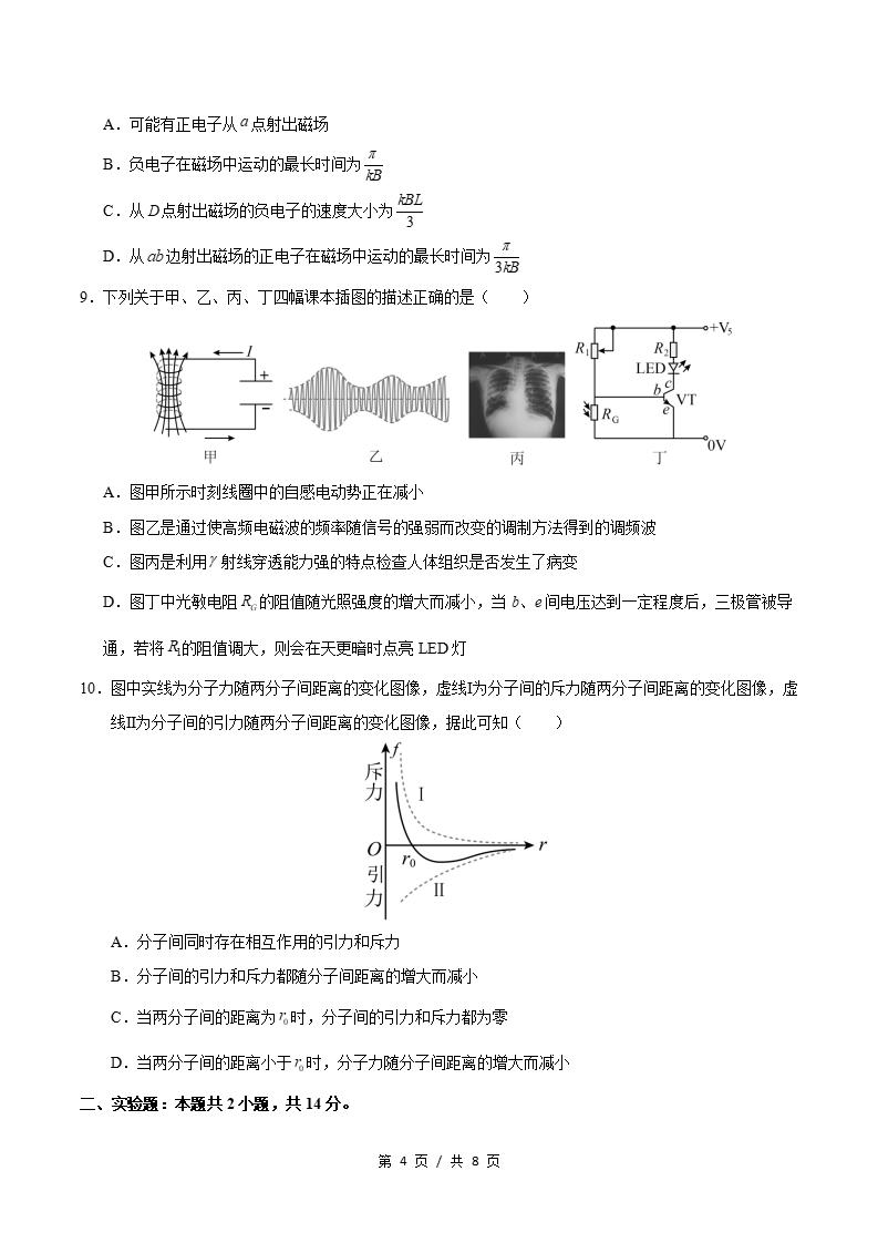 高中物理-高二下学期期末试卷答案解析人教版插图同步试卷专项3