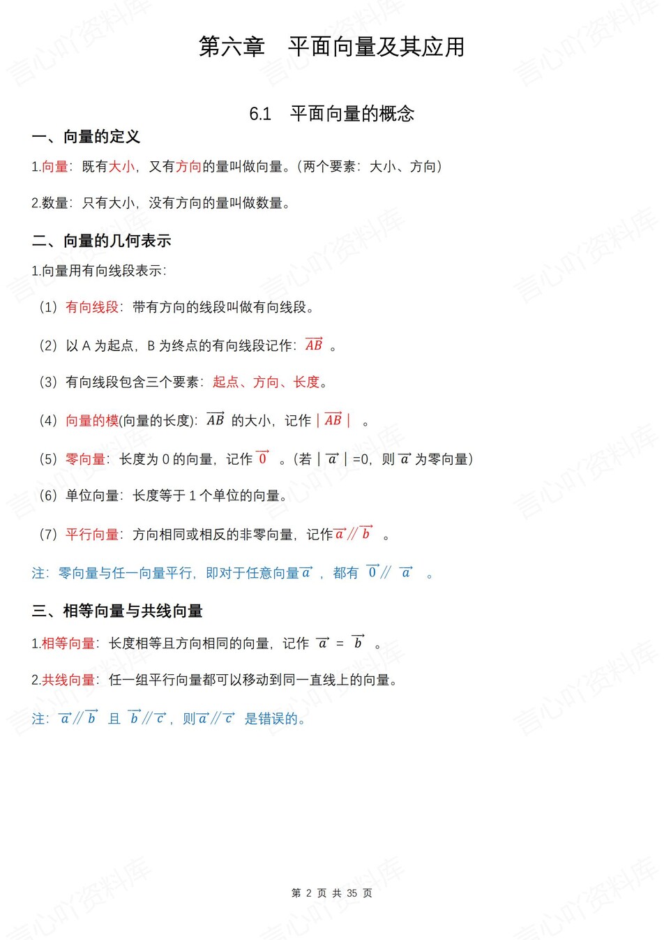 高中数学 | 新人教A版必修二知识点总结同步清单梳理归纳插图高中数学1
