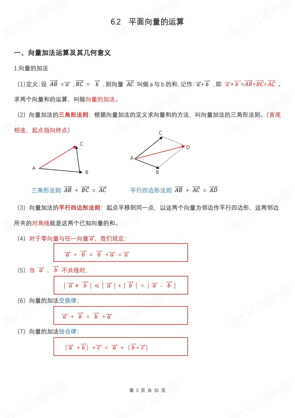 高中数学 | 新人教A版必修二知识点总结同步清单梳理归纳插图高中数学2