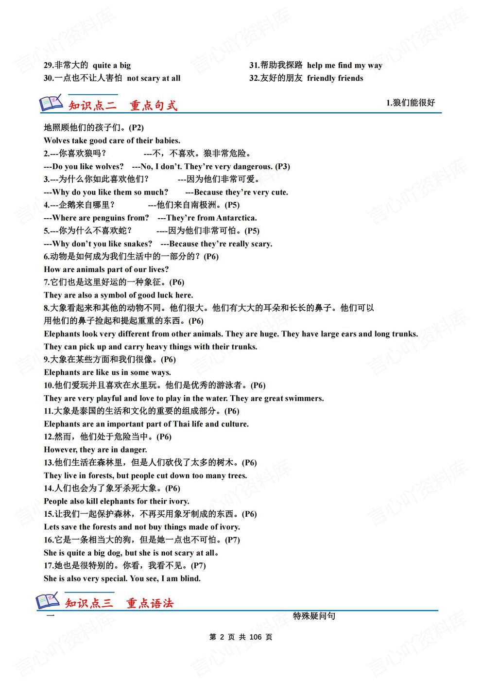 初中英语 | 初一下期末复习重点知识归纳插图初中英语1