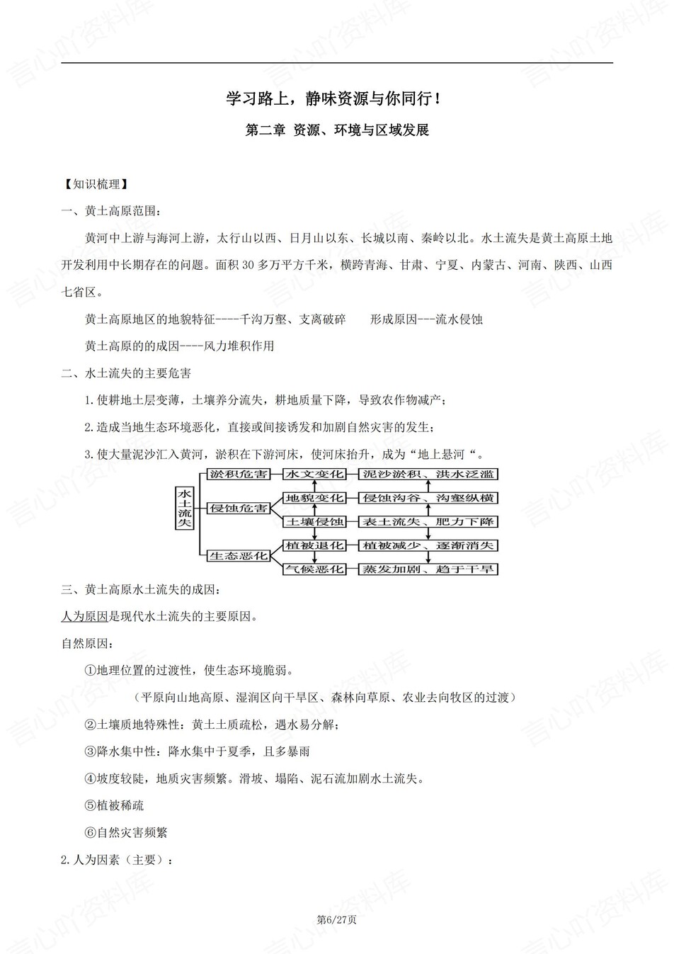 高中地理 | 新人教版选择性必修二知识点总结同步清单梳理归纳插图高中地理3