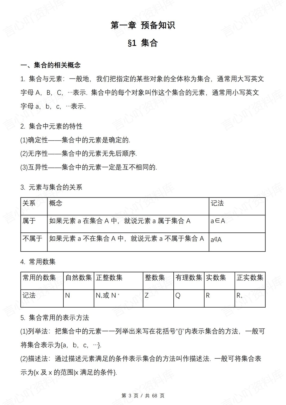 高中数学 | 新北师大版必修一知识点总结同步清单梳理归纳插图高中数学2