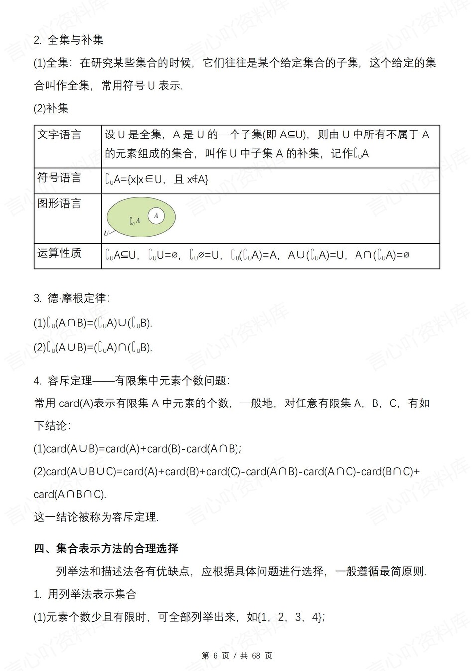 高中数学 | 新北师大版必修一知识点总结同步清单梳理归纳插图高中数学5